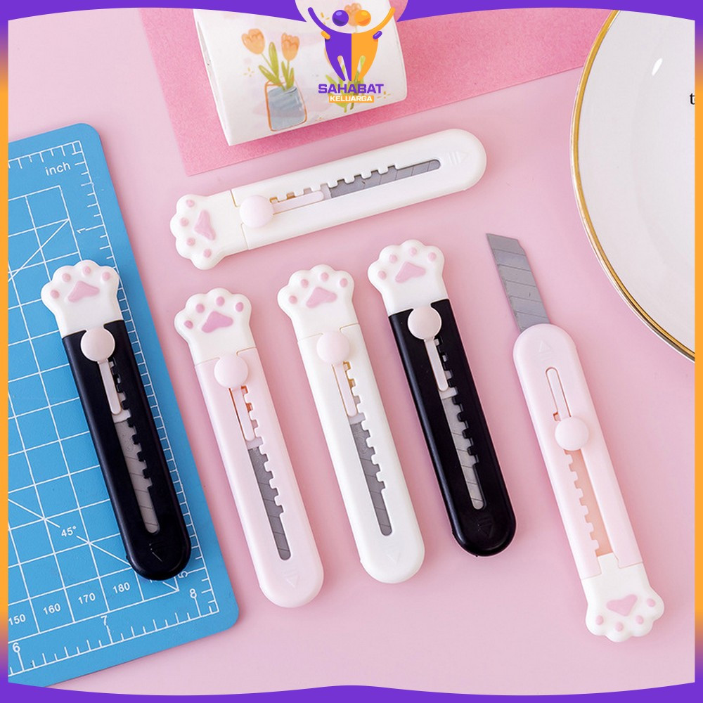 

Cutter Mini Motif Animal Portable Cutter Unboxing Paket / Kater Mini Pisau Pemotong Kertas Karakter Hewan Sahabat Keluarga C786
