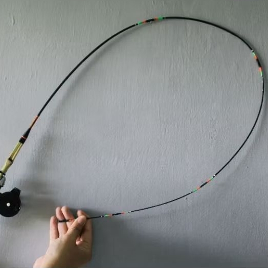 Joran Pancing Wader Super Lentur Bambu Cendani 140cm (Satu Set+Reel Seat)