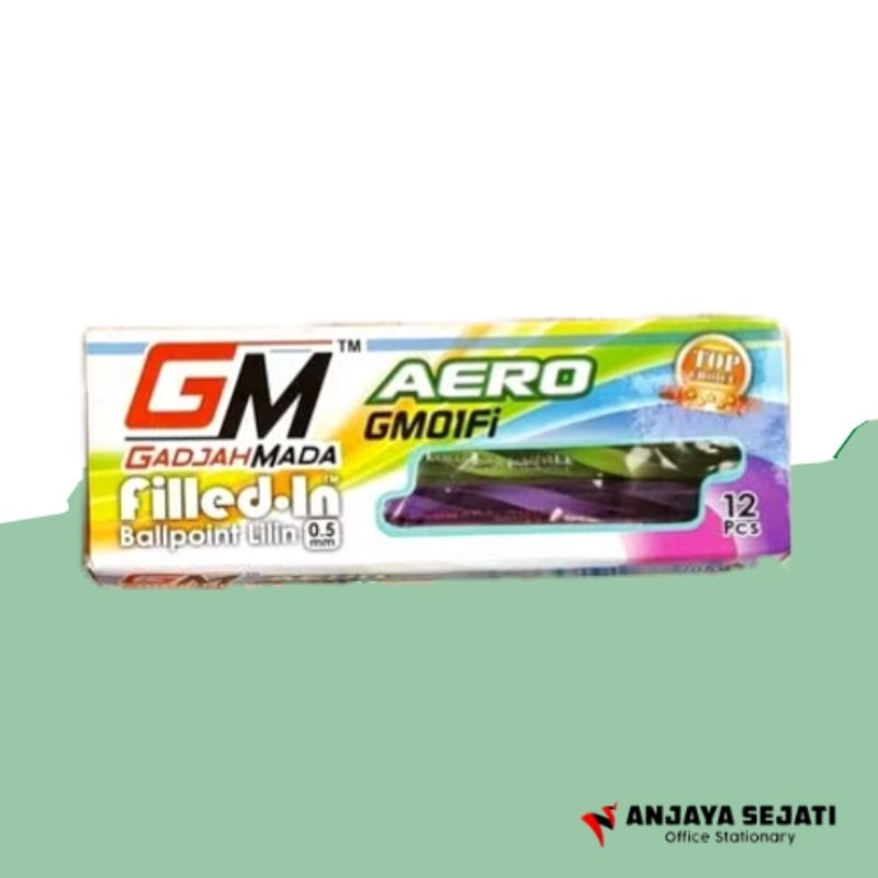 

Bolpen Pulpen Gadjah Mada Aero 01FI | Perlusin