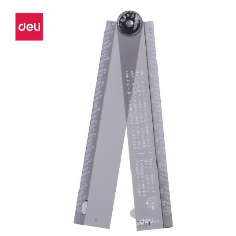 

Deli Foldable Ruler / Penggaris Transparan 30cm Dapat Dilipat Tidak Mudah Patah EG01102