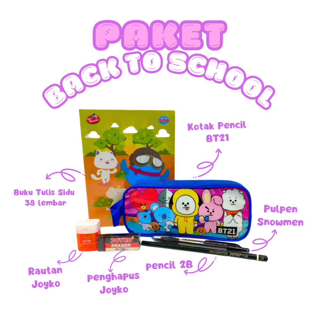 

Paket Alat tulis Lengkap (back to school)