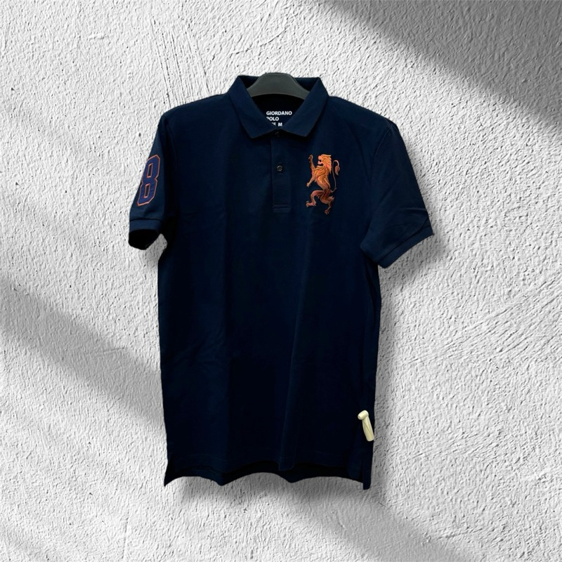 Giordano 3D Lion Polo Men - Navy