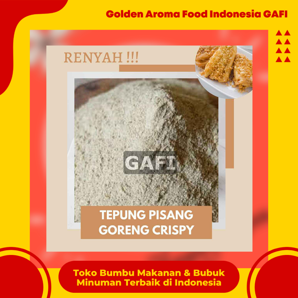 

Tepung Pisang Goreng Crispy 1 Kg Premium Murah Enak Untuk Usaha UMKM Premium Kiloan Resseler Best Seller Banana Tepung Pisang Gafi