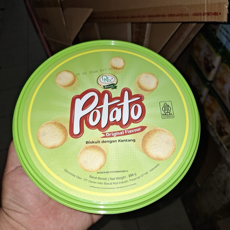 

DENEX potato Biscuits original 250gram