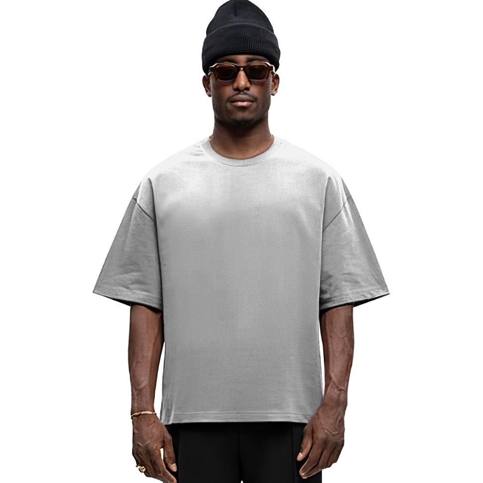Grosir Promo Produk Aifindustry  Kaos Boxy Putih Tshirt Heavyweight  Tshirt Boxy Cut  Tshirt Oversiz