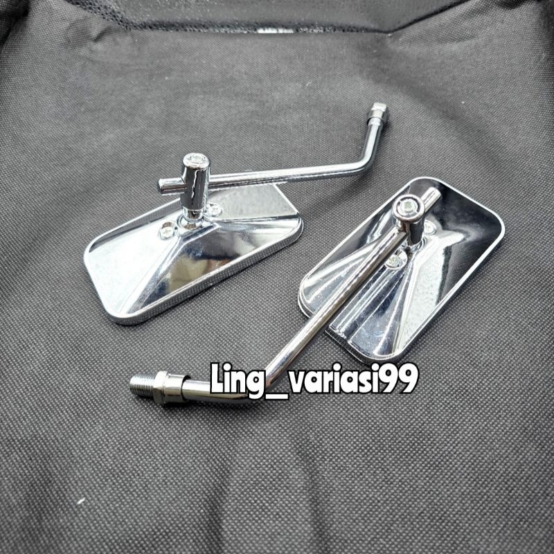 Spion Honda CB klasik-model kotak spion kotak klasik spion retro kotak/LING_VARIASI99