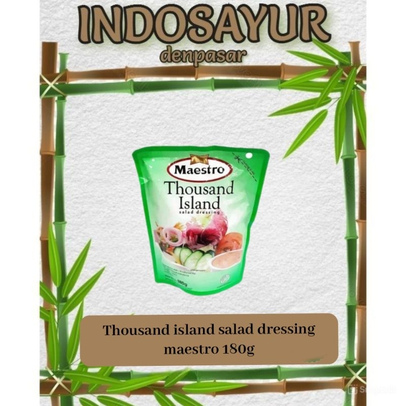 

thousand island salad dressing maestro all variasi _ INDOSAYUR