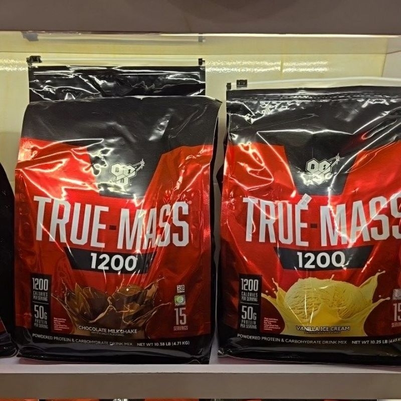 BsN Truemass 1200 10lbs true mass gainer susu fitness penambah berat badan