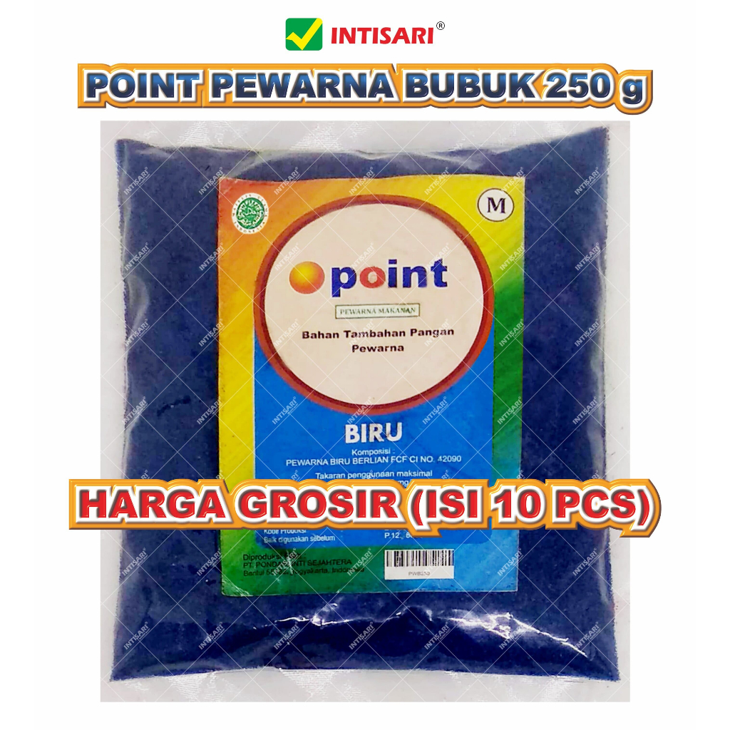 

[GROSIR ISI 10 PCS] PEWARNA BUBUK BIRU 250 G