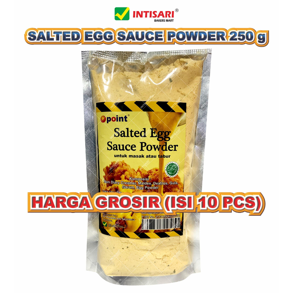 

[GROSIR ISI 10 PCS] POINT SALTED EGG SAUCE POWDER 250 G