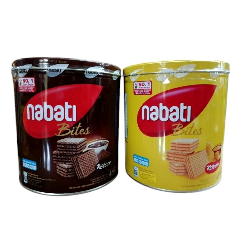 

nabati wafer kaleng keju 287gr/nabati wafer kaleng coklat 287gr (