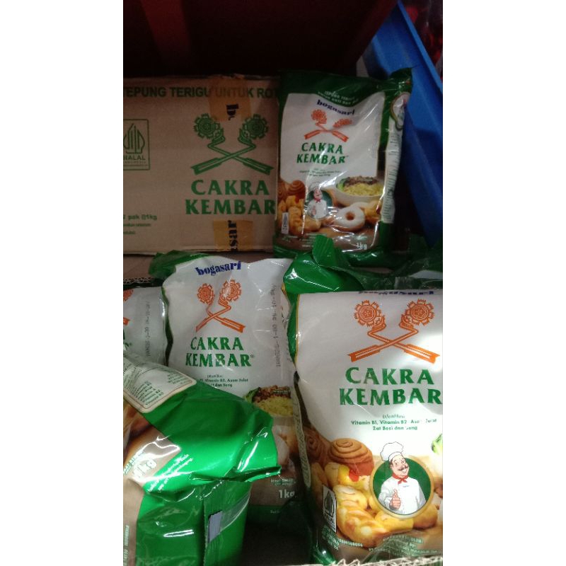 

1 Karton - Tepung Terigu Cakra Kembar (Premium) 1kg