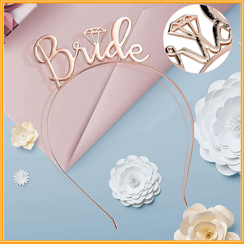 Bando Bride To Be / Mahkota Bride Murah / Bando Plastik Mewah