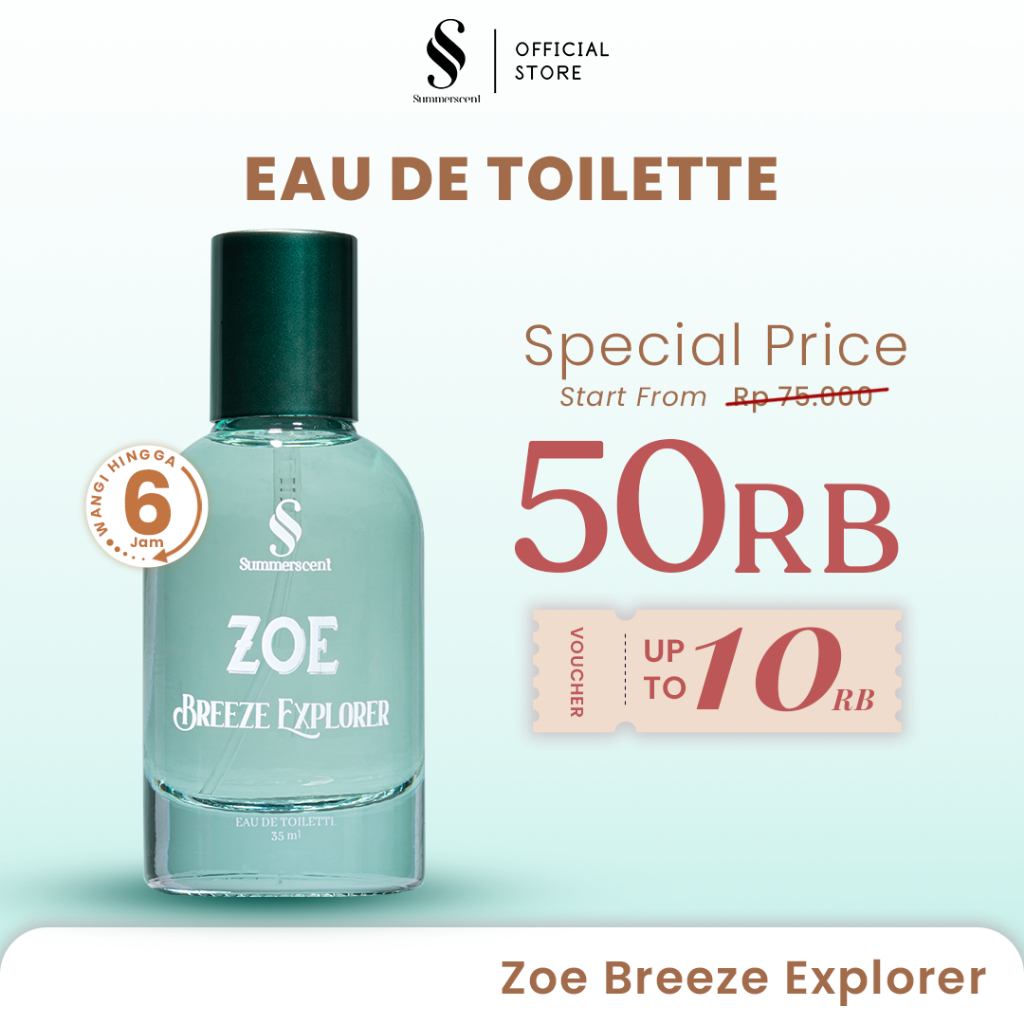 Parfume Summerscent Zoe Breeze Explorer 35ml EDT Unisex