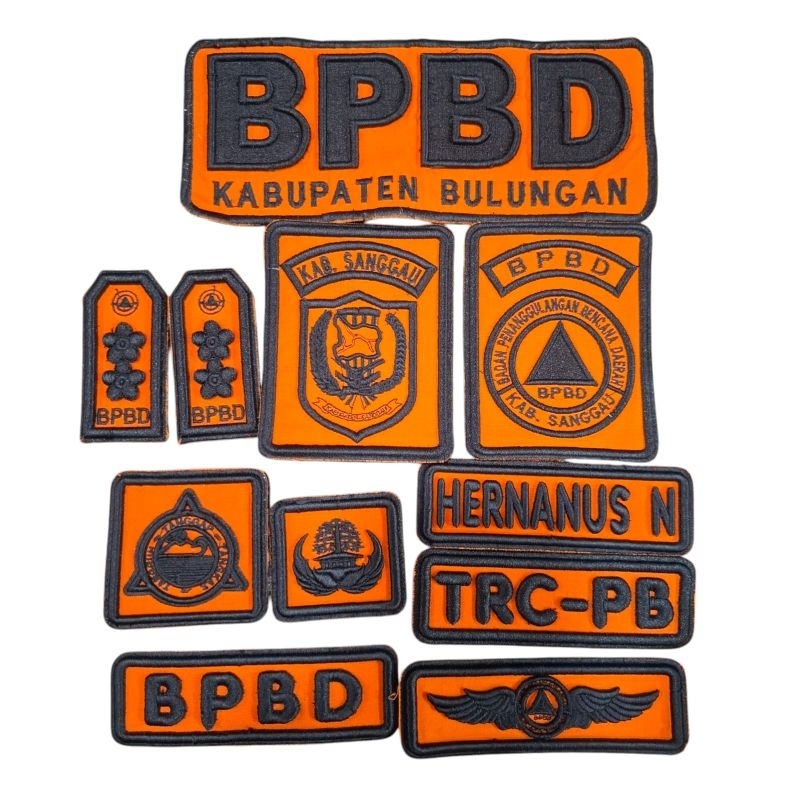 BORDIRAN BPBD TIMBUL OREN 1SET/BORDIRAN BPBD TIMBUL 1 SET/ BORDIRAN BPBD TIMBUL OREN SATUAN