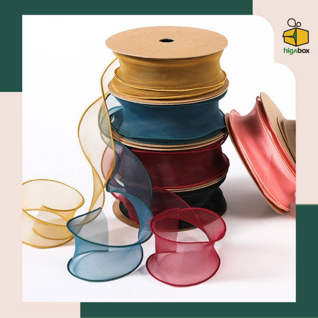 

Pita Kado Polyester Impor Dekorasi Hampers Hadiah / Pita Kado / Pita Hiasan Kado / Pita Rambut / Pita Hampers I FA11