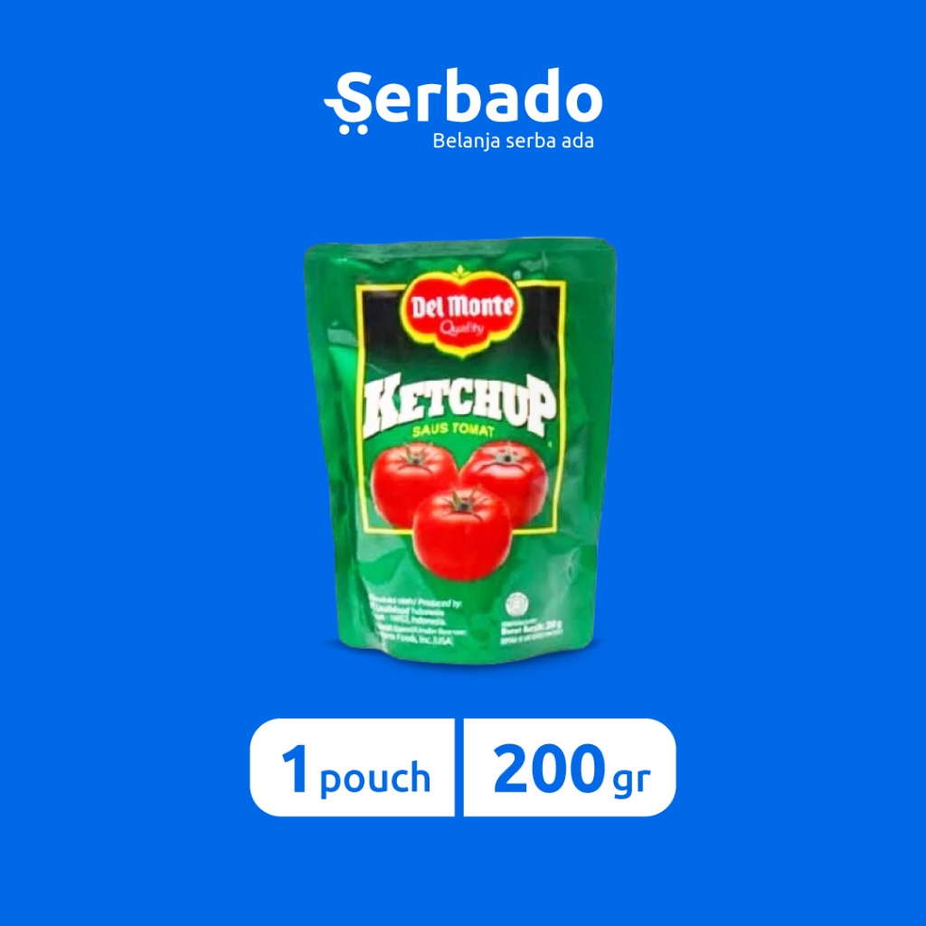 

Delmonte Saus Tomat Kemasan Pouch 200gr