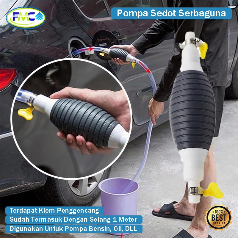 Pompa Manual Bahan Bakar Bensin Alat Sedot Bensin Tahan Lama Pompa Bensin Manual Pompa Tangan Selang