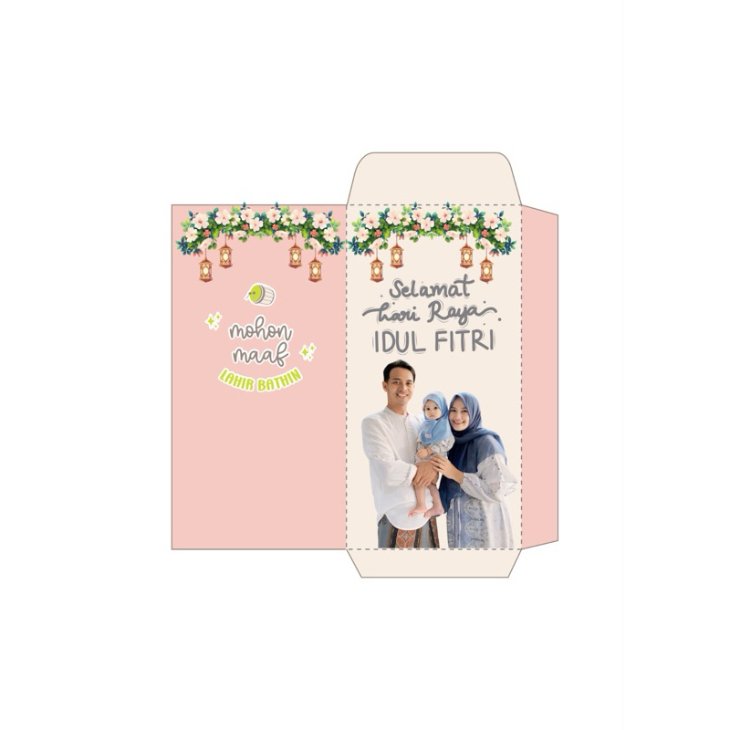 

amplop lebaran costum foto nama free