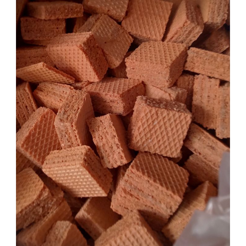 

Wafer cream coklat manis 250gram