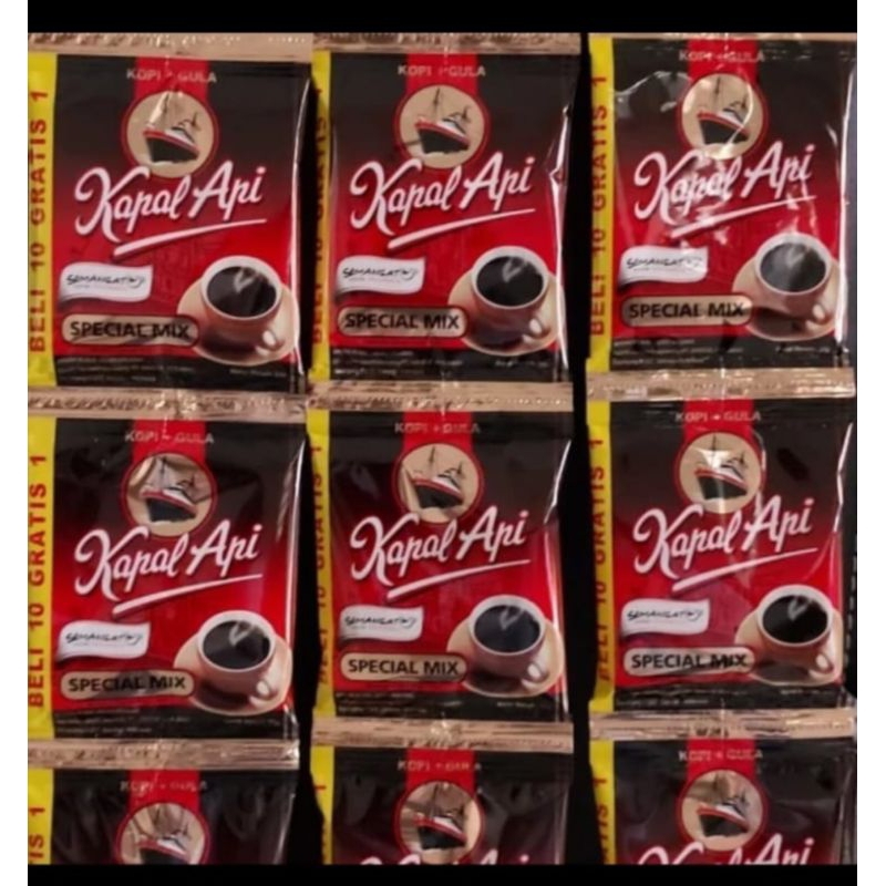 

kopi KAPAL API SPESIAL MIX 10 SASHET