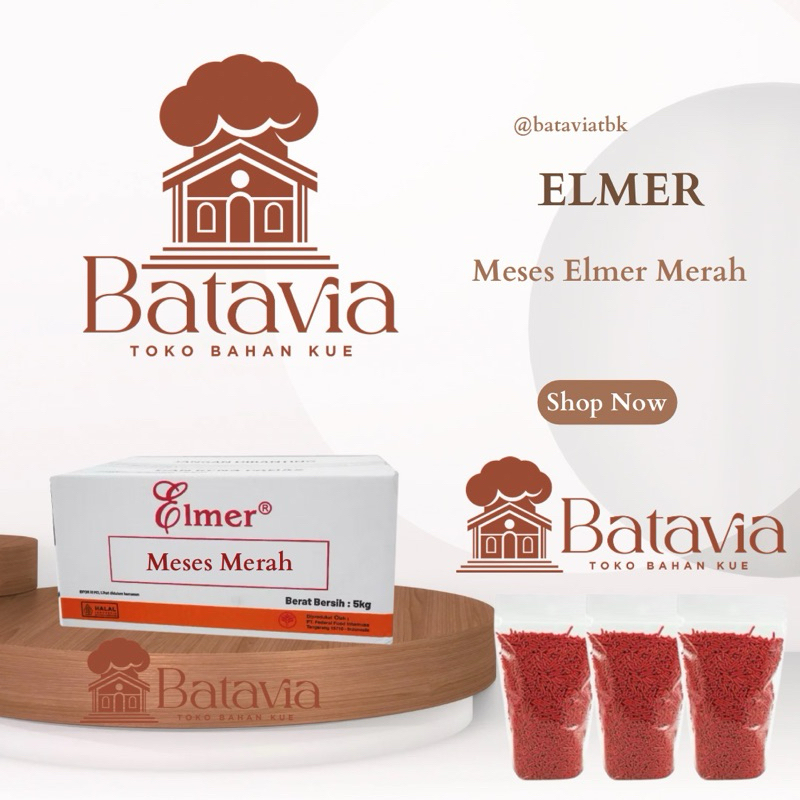 

MESES ELMER MERAH REPACK 250gr dan 500gr | Meses Elmer