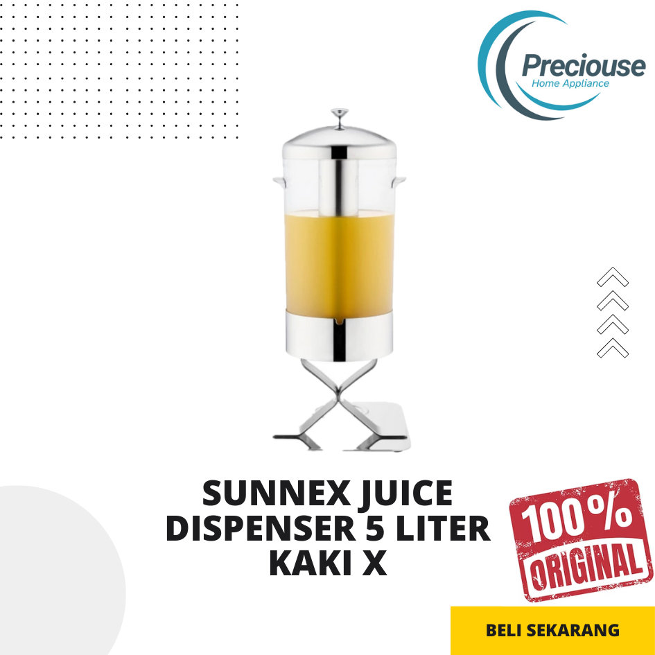 SUNNEX JUICE DISPENSER 5 LITER KAKI X