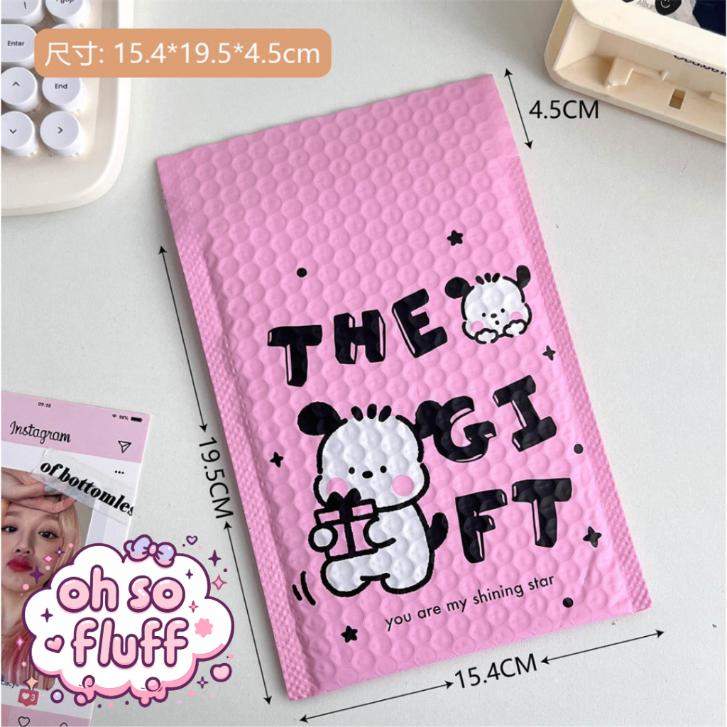 

Oh So Fluff | Extra Packing Bubble Polymailer Berkarakter Anjing Lucu