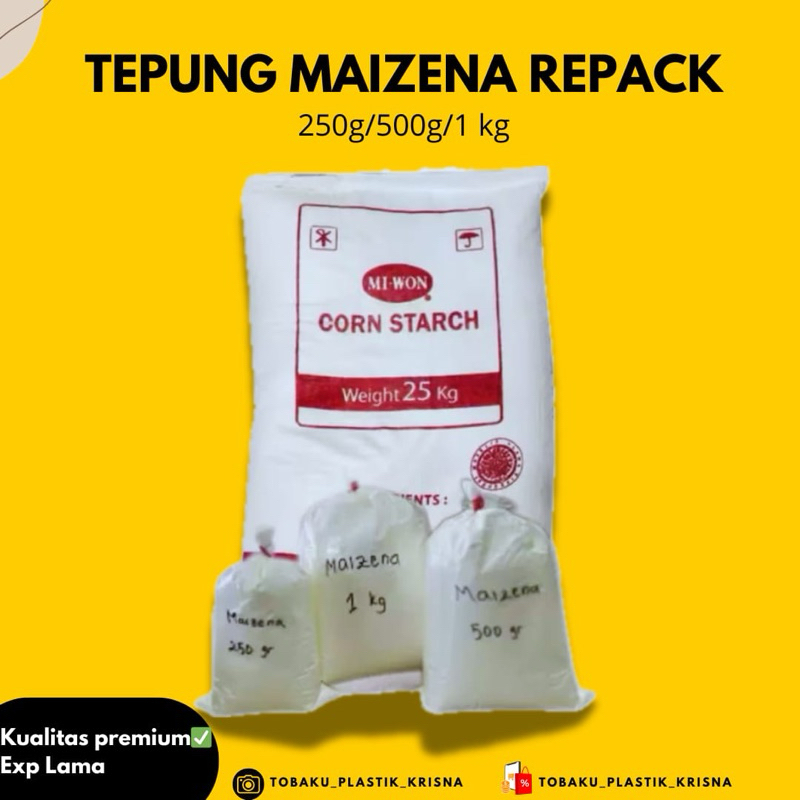 

TEPUNG MAIZENA CORN STARCH REPACK 250g