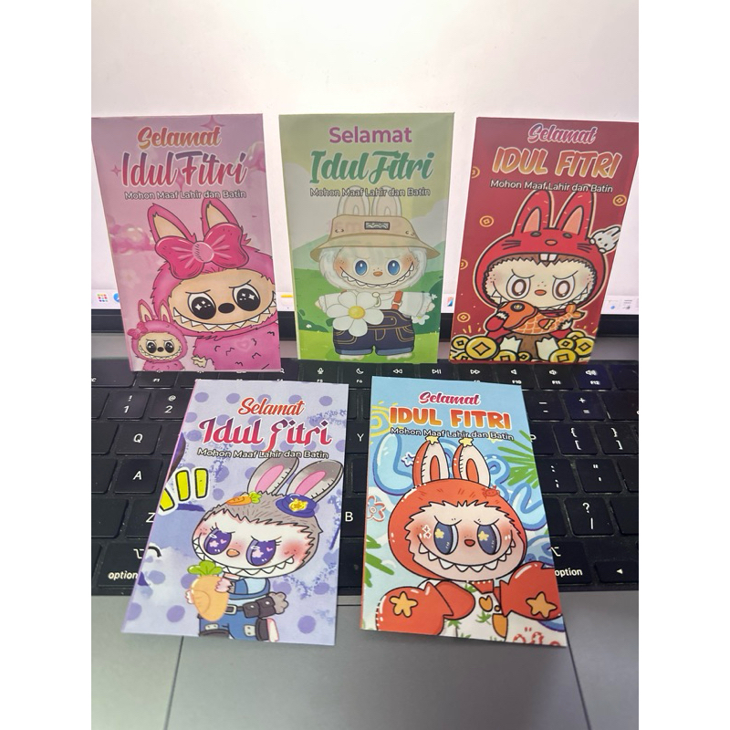 

100pcs AMPLOP lebaran idul fitri Karakter lucu isi amplop mini grosir