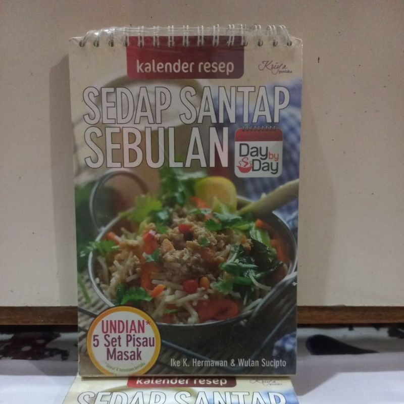 Buku Resep Masakan - Kalender Resep Sedap Santap Sebulan (Day by Day)