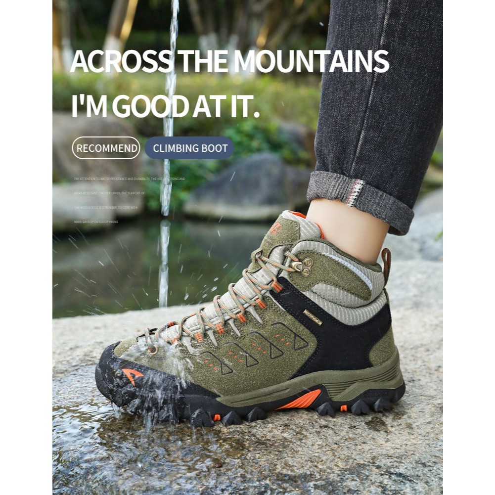 hot deals sepatu gunung snta 506 original - gratis kaos kaki - sepatu hiking/sepatu gunung pria