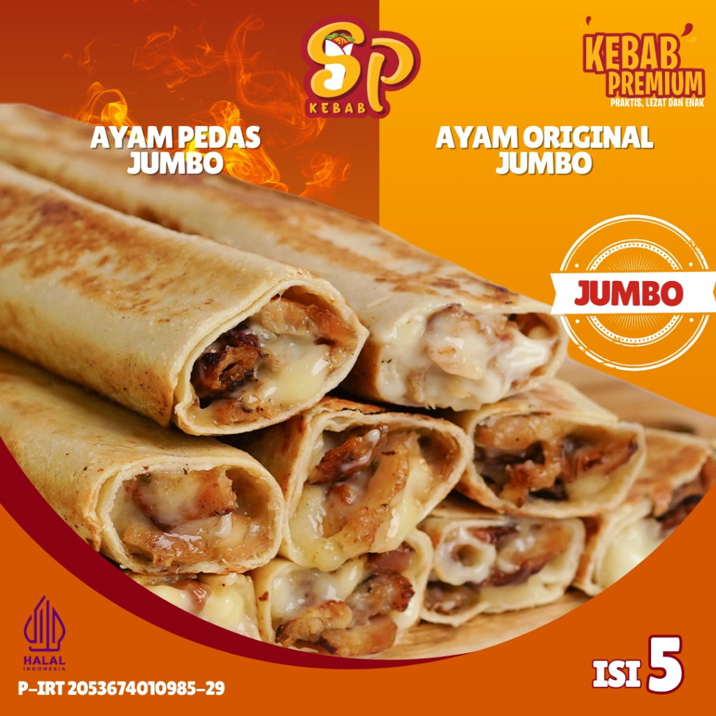 

KEBAB JUMBO DAGING AYAM SPkebab Daging Ayam ORIGINAL - KEBAB PREMIUM , KEBAB HALAL, KEBAB SEDANG FROZEN , KEBAB BEEF , KEBAB CHICKEN , KEBAB LAMB KEBAB SEDANG ISI 5 AUTHENTIC TURKI CEMILAN FROZEN KEBAB DAGING AYAM JUMBO, KEBAB DAGING AYAM PEDAS JUMBO