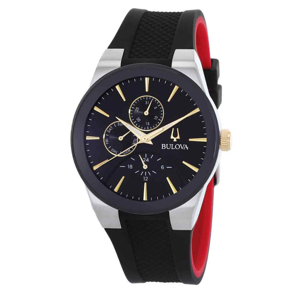 Bulova Modern Millenia Chronograph Quartz Black Dial Men's Watch 98C146