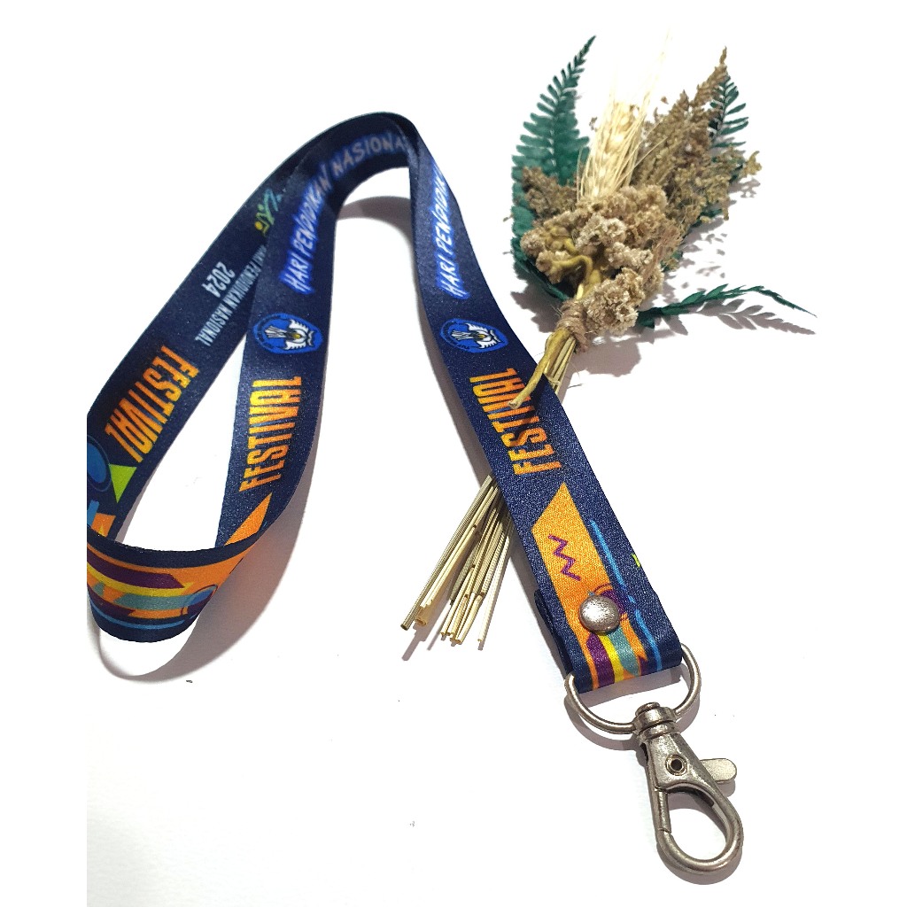 

Tali Lanyard Custom MATA ITIK TANPA STOPPER Print Sublim 2cm cetak 2 muka MIN CETAK 10pcs