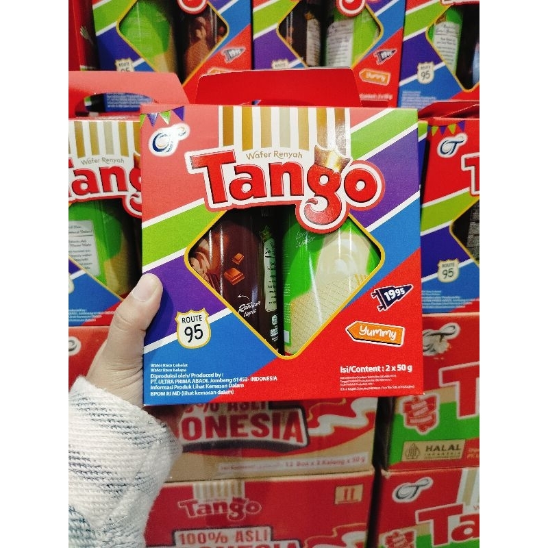 

Tango Gift Pack 2x50gr Tango wafer Gift pack edisi lebaran Tango 1box isi 2pcs