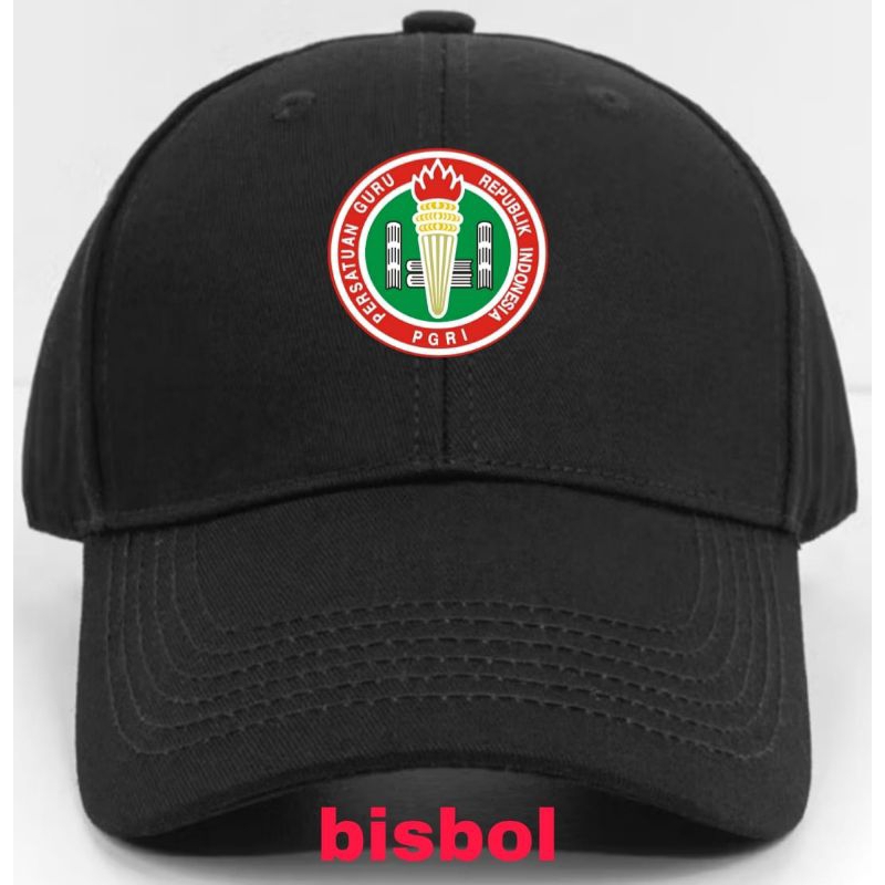 BISA COD TOPI MOTIF PGRI DEWASA PRIA WANITA / TOPI PERUSAHAAN DAN INSTANSI / READY MAKASSAR