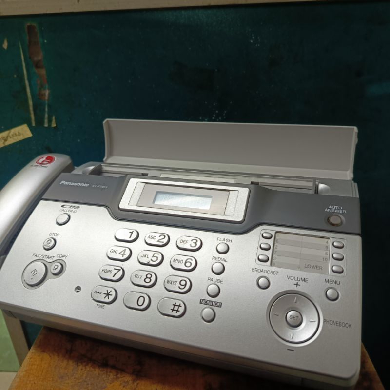 Fax Panasonic -Mesin Fax Panasonic KX-933-Auto Cutter -Thermall Paper-New Real Picture -Original Pan