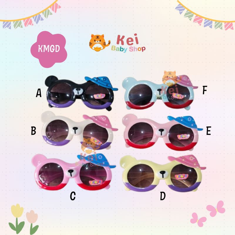 Kacamata Anak Lucu / Kacamata Anak Karakter / Sunglasses Anak KMGD