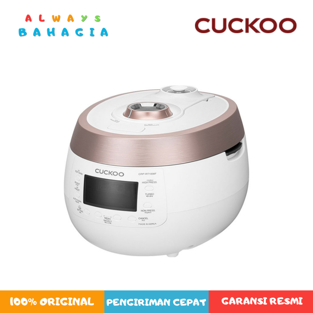 CUCKOO CRP-RT1008F Magic Com Twin Pressure Rice Cooker 1.8 L
