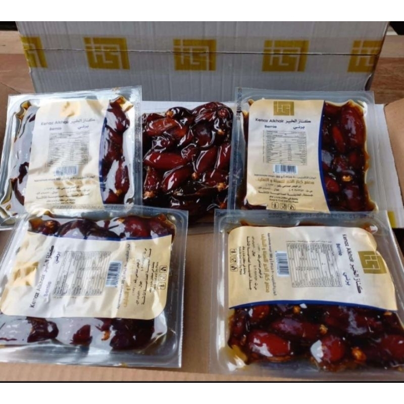 

kurma vacum bernie 500gr x 12 pcs exp Okt 2025 (KARTONAN)