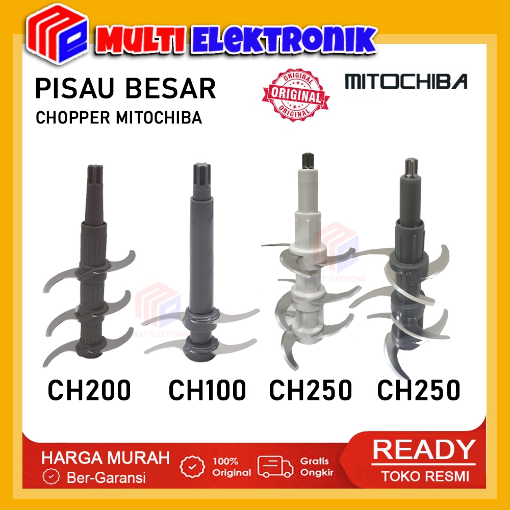 Mitochiba Pisau Chopper Mitochiba CH200 / CH100 / CH250 Gelas Besar - Original