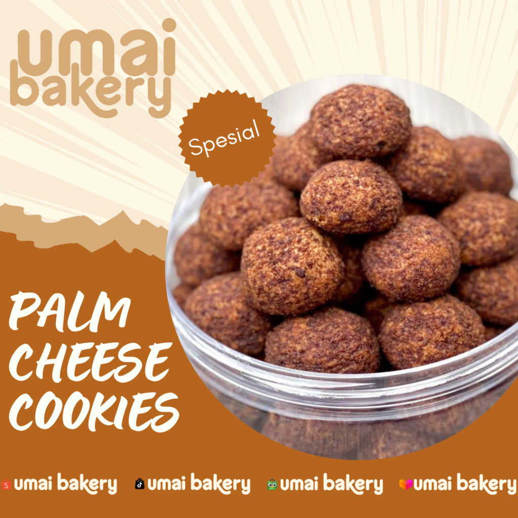 

Kue Palm Cheese Cookies 500gr Spesial By UMAI BAKERY