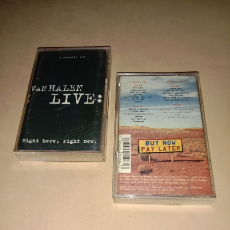 kaset van halen live right here right now (dobel kaset)
