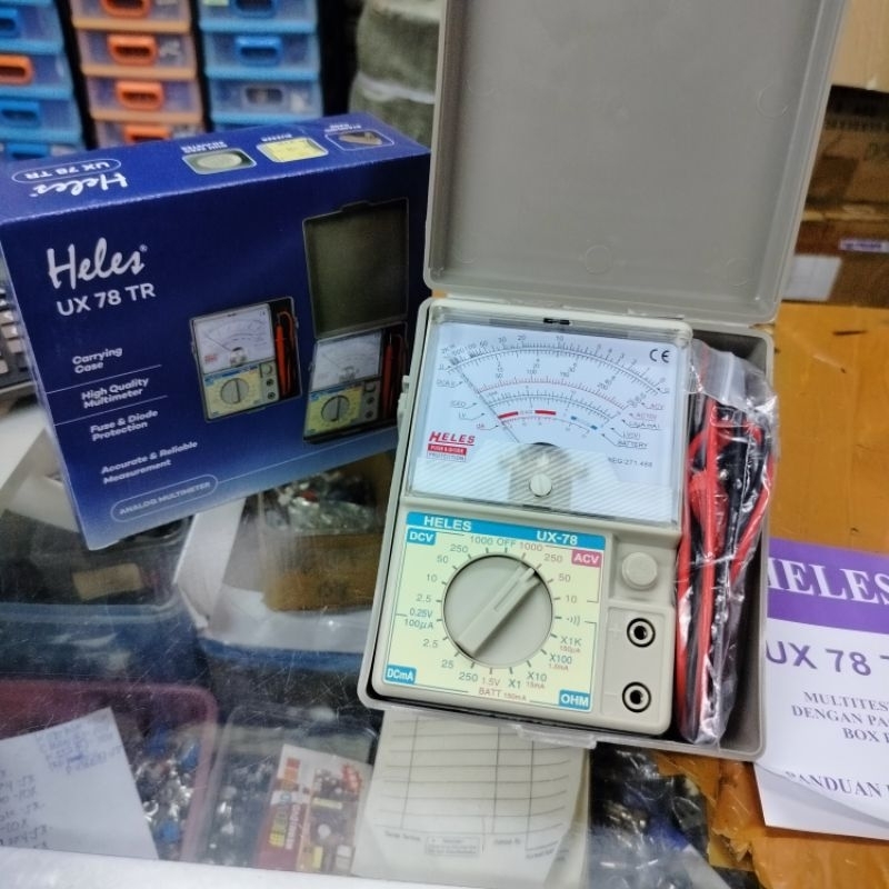 Multimeter Heles UX 78 TR -  Multitester Analog Heles