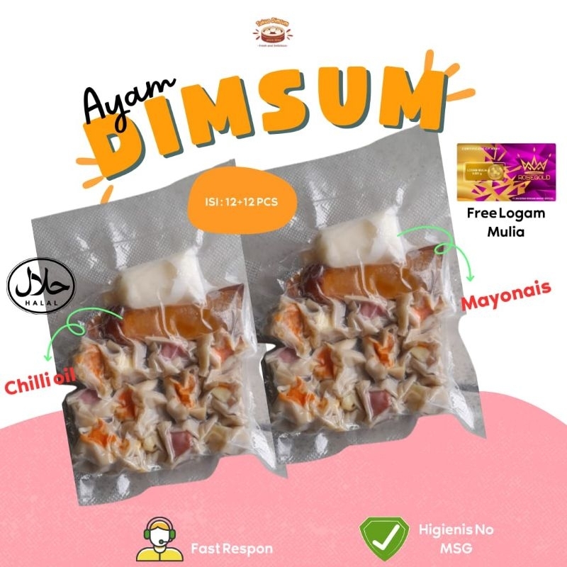 

Tukuo Dimsum Paket Bundling 12pcs+12pcs Free Chilli Oil & Mayonaise