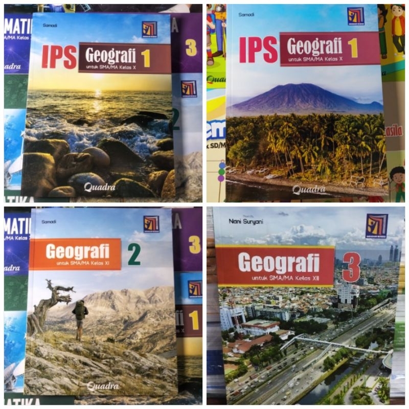 Buku Paket Geografi SMA Quadra Kelas 10 Kurikulum Merdeka