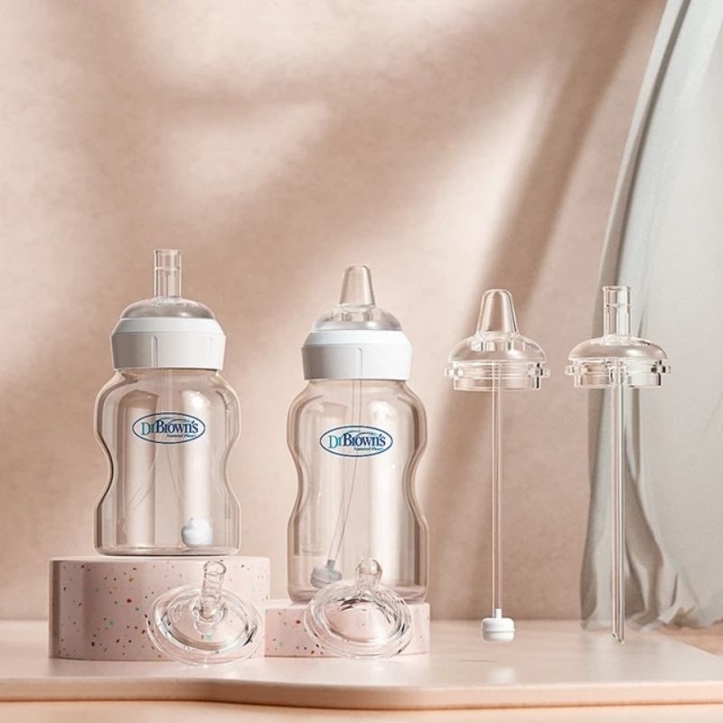 Sedotan Pengganti  Untuk botol Dr Browns Option+ / Handle Dr browns