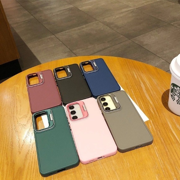 STANDING CAMERA Softcase Macaron Realme C75 C65 C63 C61 Holder Case TPU Lentur Warna Pelindung Belak