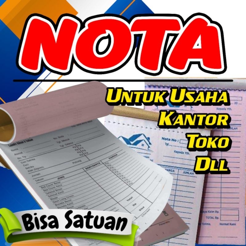 

Cetak Nota Faktur Custom